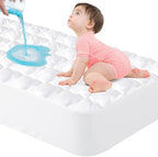 Crib Mattress Protector Sheets Waterproof, Toddler Bed Mattress Pad Cover by Luv4babe