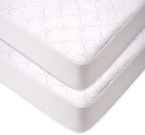American Baby Company 2 Waterproof Pack and Play Mattress Protector 39x27 by AmericanBabyCompany
