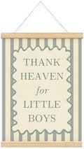 Boys Nursery Decor, Thank Heaven by Unknown