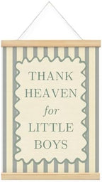 Boys Nursery Decor, Thank Heaven by Unknown