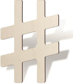 Wooden Symbol 12 Inch Large Unfinished Wood Symbol # by Unknown