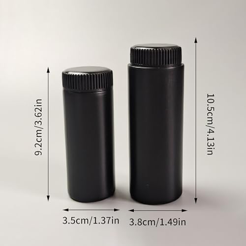 6pcs Plastic Loose Powder Bottle, Mini Empty Talcum Bottle Refillable Cosmetic - Image 2