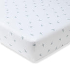 Burt's Bees Baby Organic Cotton Fitted Crib Sheet, Unisex Baby Beddings by BurtsBeesBaby