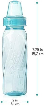 Evenflo Feeding Baby Bottles, Standard Neck, 8 Ounce | Tinted Plastic | - Image 5