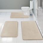 Clara Clark Bathroom Rugs, Velvet Memory Foam Bath Mat, Non-Slip Bath Rugs - Image 2