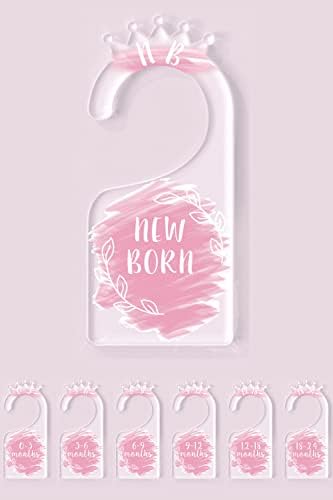 OneDream Acrylic Baby Closet Dividers, Baby Clothes Dividers by OneDream