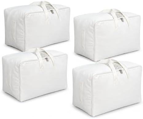 DoYiKe Soft Large Canvas Comforter Storage Bags by DoYiKe