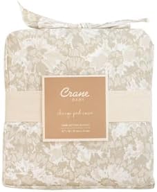 Crane Baby Changing Pad Cover, 100% Cotton Sateen Exterior Fitted Changing Pad - Image 4