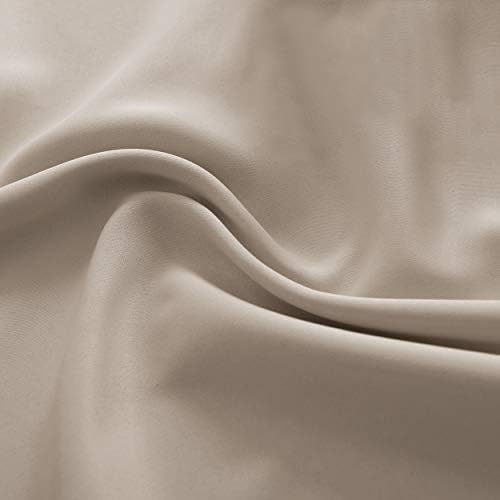 DONREN Warm Taupe Window Curtain Valances - Image 5