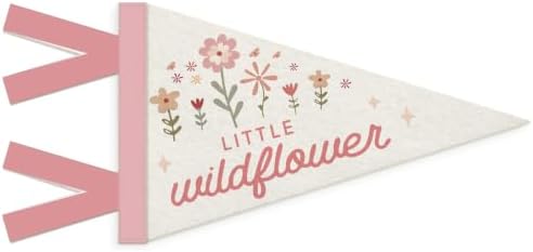 Floral Girl Nursery Banner, Wildflower Nursery Decor, Little Wildflower by Unknown