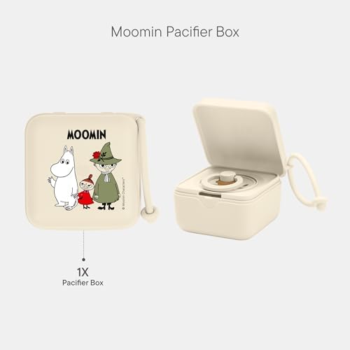 Moomin x BIBS Pacifier Box, Sterilizer Case, Clean & Travel-Friendly - Image 2