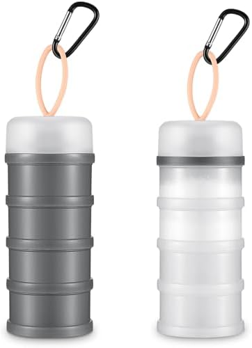 Baderke 2 Pcs Protein Powder Travel Container by Baderke