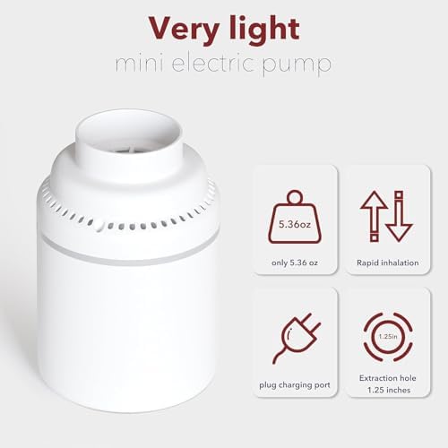 Electric Air Pump for Vacuum Storage Bags，Suitable for MEIQIHOME brand vacuum - Image 3