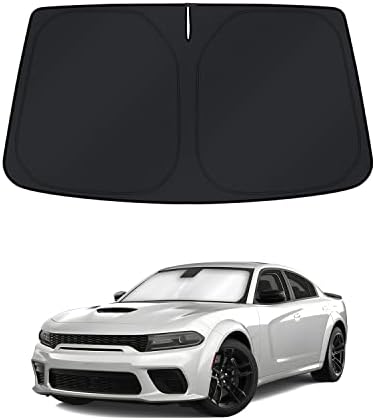 KUST Windshield Sun Shade for Dodge Charger Accessories 2011-2023 Window Shade by KUST