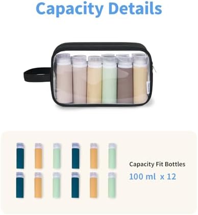 Narwey Clear Travel Toiletry Bags - Image 4