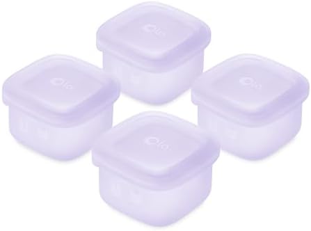 Olababy Silicone Baby Food Storage Containers 4pk by Olababy