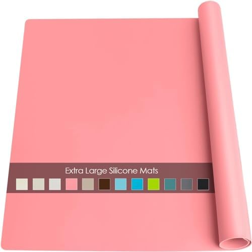 Extra Large Silicone Mats for Kitchen Counter, 27.6'' x15.7'' Silicone by QPIXDIGITAL