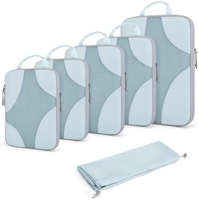Bagsmart Compression Packing Cubes, Travel Bag Cruise Ship Essentials by BAGSMART