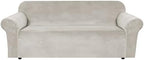 H.VERSAILTEX 1 Peice Stretch Velvet Sofa Covers by HVERSAILTEX