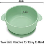 PandaEar Silicone Baby Feeding Set, 6-12 Months, Bib Plate Bowl Cup Spoon - Image 5