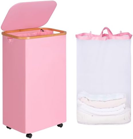 IEGrow Laundry Basket with Wheels 110L Clothes Hamper by iEGrow