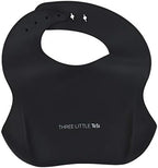Three Little Tots Modern Silicone Baby Bib – Adjustable Fit Waterproof Catch - Image 7