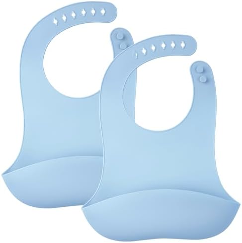 Mombella Baby Bibs, Silicone Bibs by Mombella