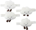 4 Pcs Cloud Shape Cute Curtain Tieback, Simple and Elegant Elastic Rope Buckle by couponhub
