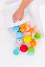 Ubbi Baby Bath Time Essential Gift Set, Includes Drying Bin and 11 Bath Toys - Image 5