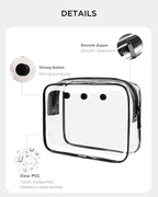 LETGO 4 PCS Clear Insert Bag for Bogg Bag, 4 Sizes Waterproof Beach Bag - Image 7