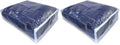 Clear Vinyl Zippered Blanket Storage Bags 15x18x5 Inch set of 5 by FBA