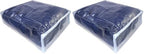 Clear Vinyl Zippered Blanket Storage Bags 15x18x5 Inch set of 5 by FBA