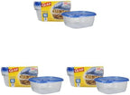 Glad GladWare XL Square Food Storage Containers, 104 oz by GladTrashFoodStorage