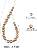2 Pack Wood Bead Curtain Tieback, Boho Curtain Holdbacks - Image 5