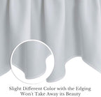 NICETOWN Greyish White Camper RV Curtain Valance - Image 4