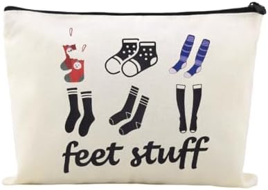 Feet Stuff Storage Bag for Women Men Travel Accessories Zipper Makeup Cosmetics by Sudaporn