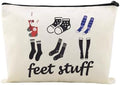 Feet Stuff Storage Bag for Women Men Travel Accessories Zipper Makeup Cosmetics by Sudaporn