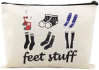 Feet Stuff Storage Bag for Women Men Travel Accessories Zipper Makeup Cosmetics by Sudaporn