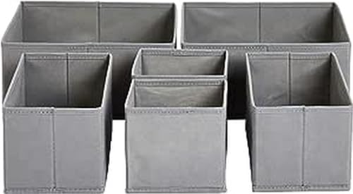 Amazon Basics Cloth Drawer Storage Organizer Boxes by AmazonBasics