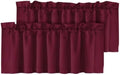 H.VERSAILTEX Blackout Valances for Windows, Kitchen Window Valance Curtains for by HVERSAILTEX