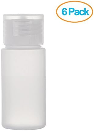 ALINK Travel Size Plastic Empty Toiletry Bottles, 30ml Pack of 6 Liquid - Image 6