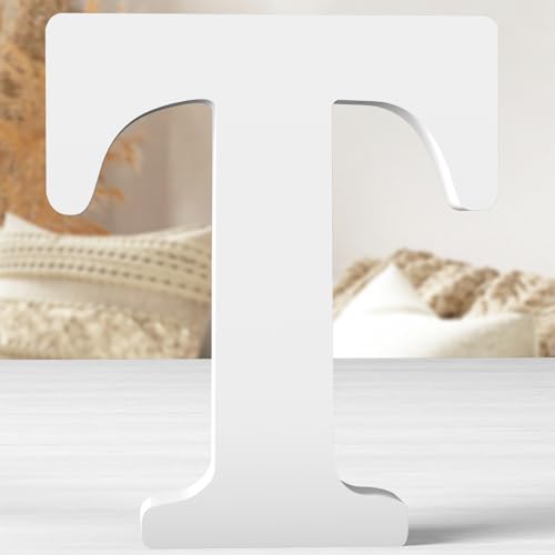 12 Inch White Wood Letters Unfinished Wood Letters by ZARUATU