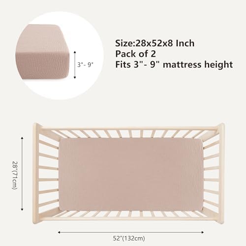 Bearmoss Muslin Crib Sheets - Image 3