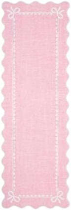 GarveeHome Scalloped Hallway Runner Rug 2.5x10 Non Slip Bedroom Rugs - Image 4