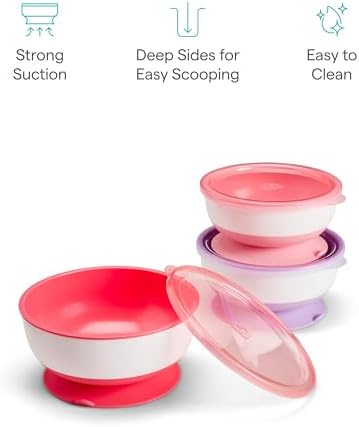 Munchkin Stay Put Suction Baby Bowls - Image 6