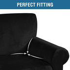 H.VERSAILTEX 1 Peice Stretch Velvet Sofa Covers - Image 4