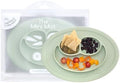 ezpz Mini Mat - 6 -12 Months+ - 100% Silicone Suction Placemat + Divided Plate by ezpz