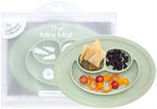 ezpz Mini Mat - 6 -12 Months+ - 100% Silicone Suction Placemat + Divided Plate by ezpz