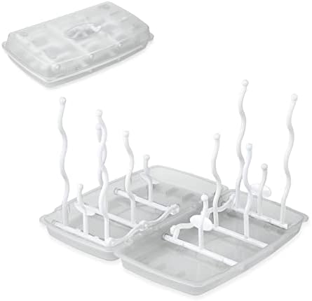 PandaEar Travel Baby Bottle Drying Rack, Portable Collapsible, Space Saving by PandaEar