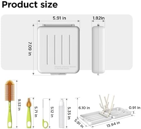 YOTIME Travel Bottle Cleaner Kit - Image 2